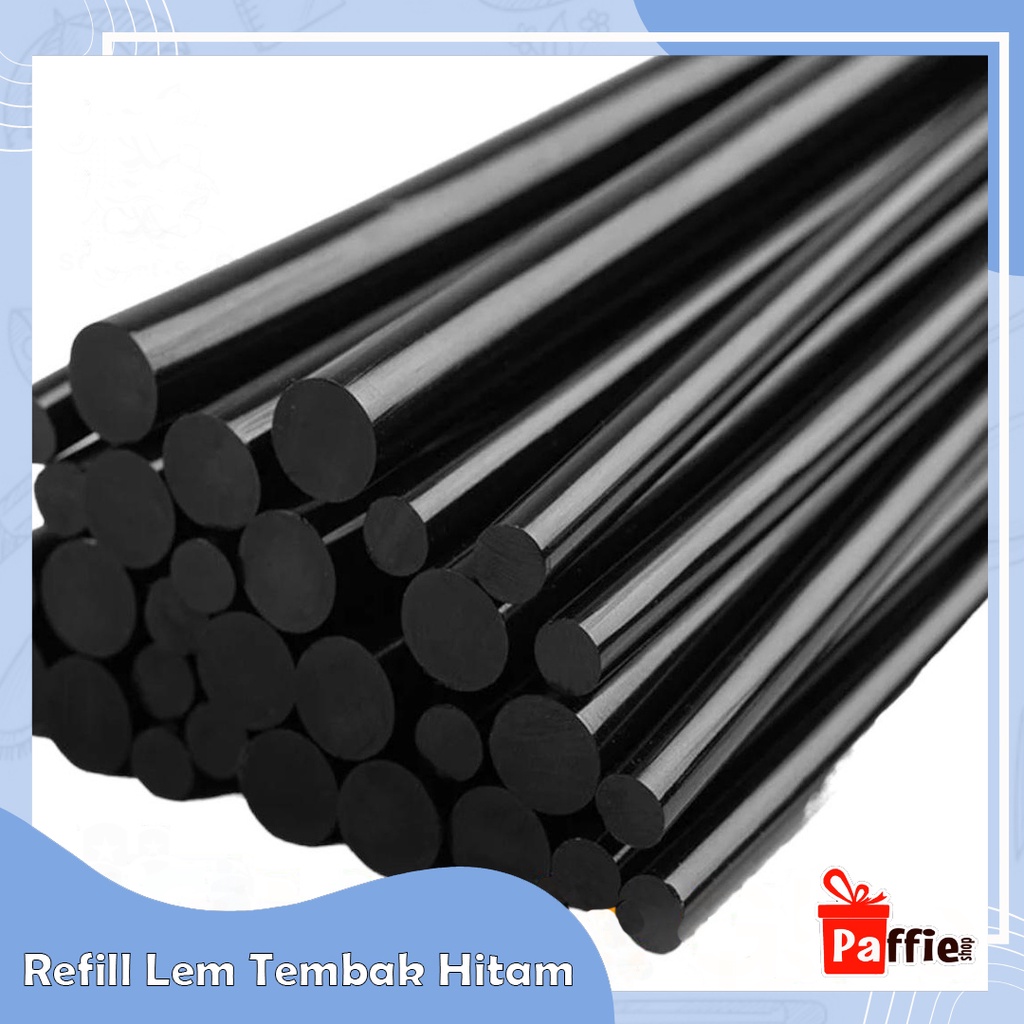 

Isi lem tembak hitam refill glue gun bakar diy rambut perekat buku alat kantor kerajinan tangan home