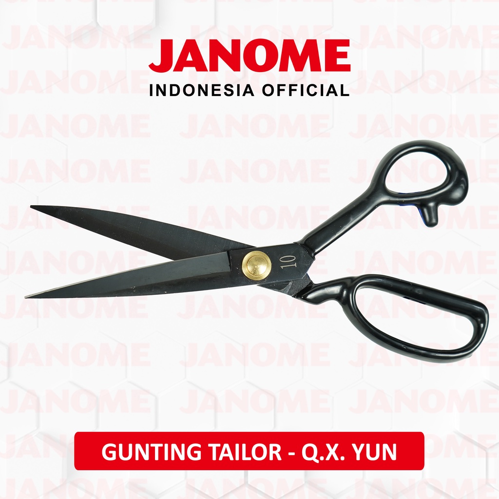 

Gunting Tailor Shears Merk Q.X YUN Professional Tailor Scissor Premium / Gunting Bahan / Gunting Baja / Gunting Besar / Gunting Potong Benang / Gunting Kain