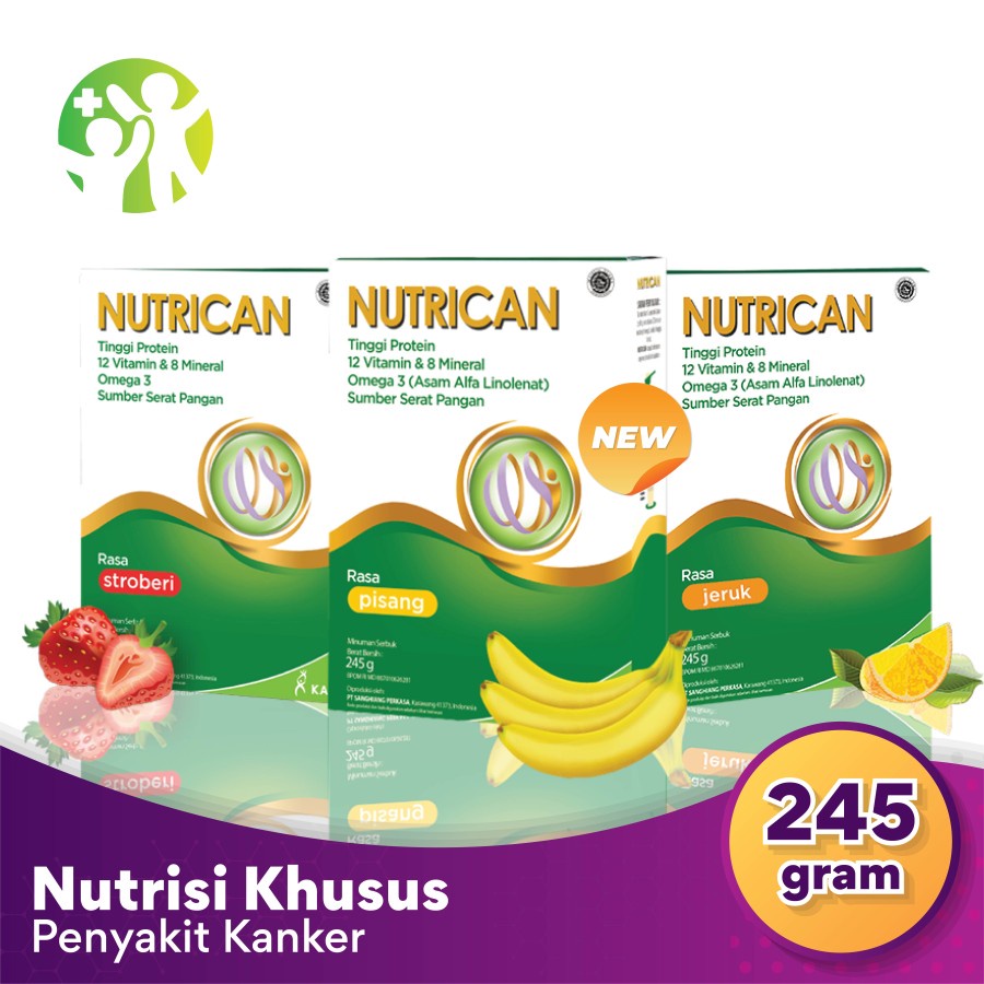 

Nutrican - Nutrisi Pasien Kanker Dewasa Tinggi Energi dan Protein 245 gram