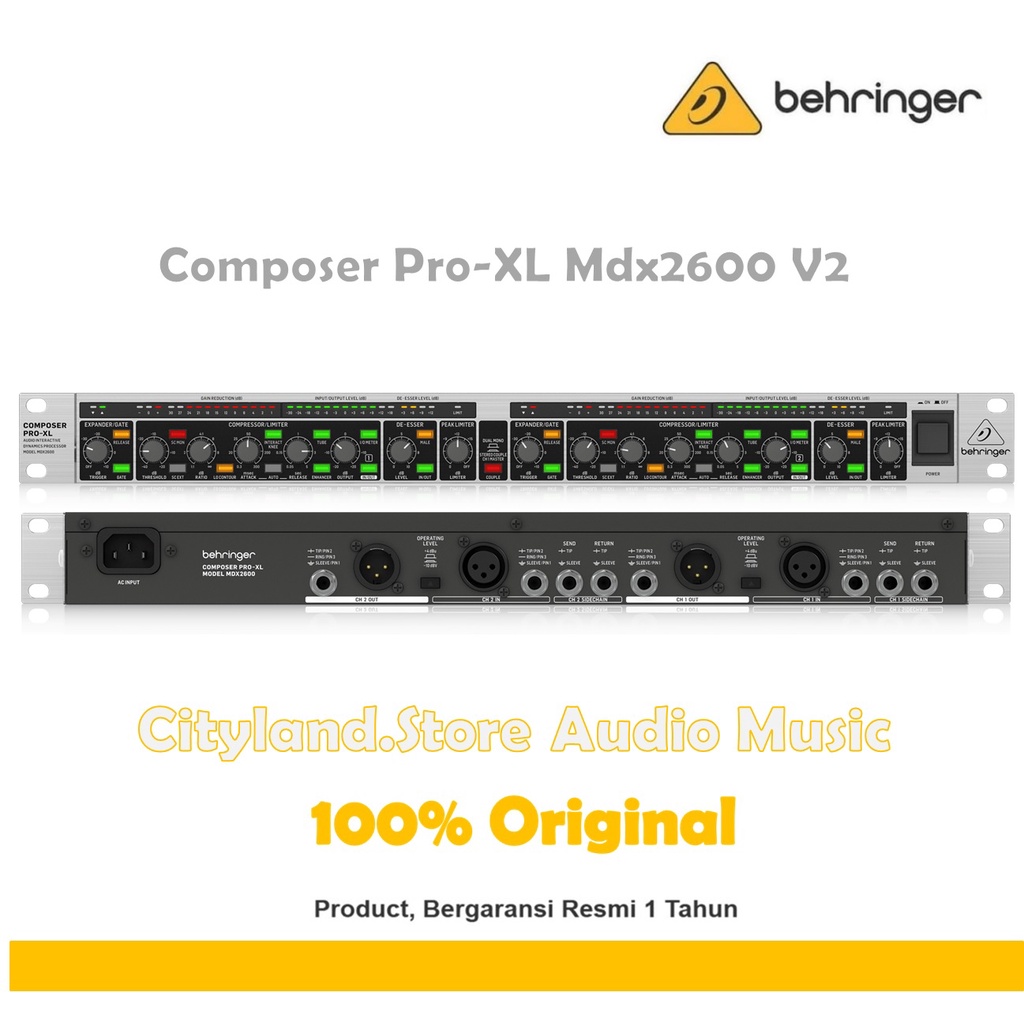 Behringer Composer Pro-XL MDX2600 V2 Compressor original