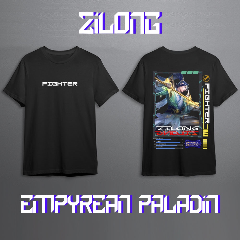 KAOS HERO MOBILE LEGENDG JILONG  FIGHTER FULL SKIN KEREN // KAOS MLBB // KAOS ML