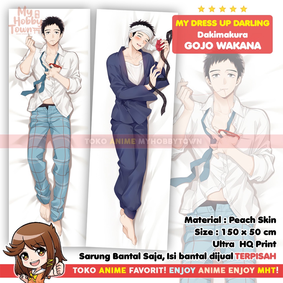 Sarung Bantal Anime Dakimakura My Dress Up Darling : Gojo Wakana  Sono Bisque Doll Wa Koi Wo Suru