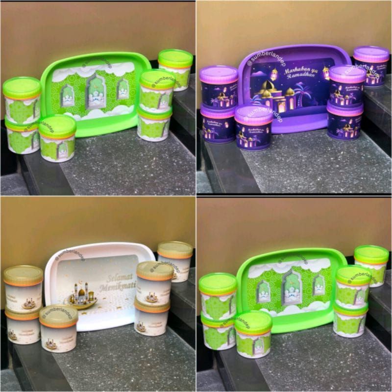 Toples Tonam Set Calista Jumbo Islamic + Nampan