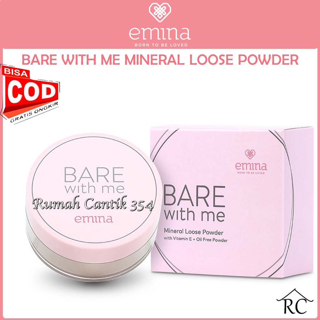 EMINA BARE WITH ME MINERAL LOOSE POWDER RUMAH CANTIK