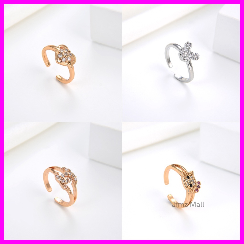 COD - Cincin Xuping Anak 24K Mewah Permata Titanium