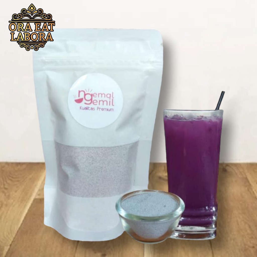 

Bubuk Minuman Rasa Blueberry Serbuk Minuman Kekinian Blueberry Powder Drink Kualitas Premium - Ora Eat Labora