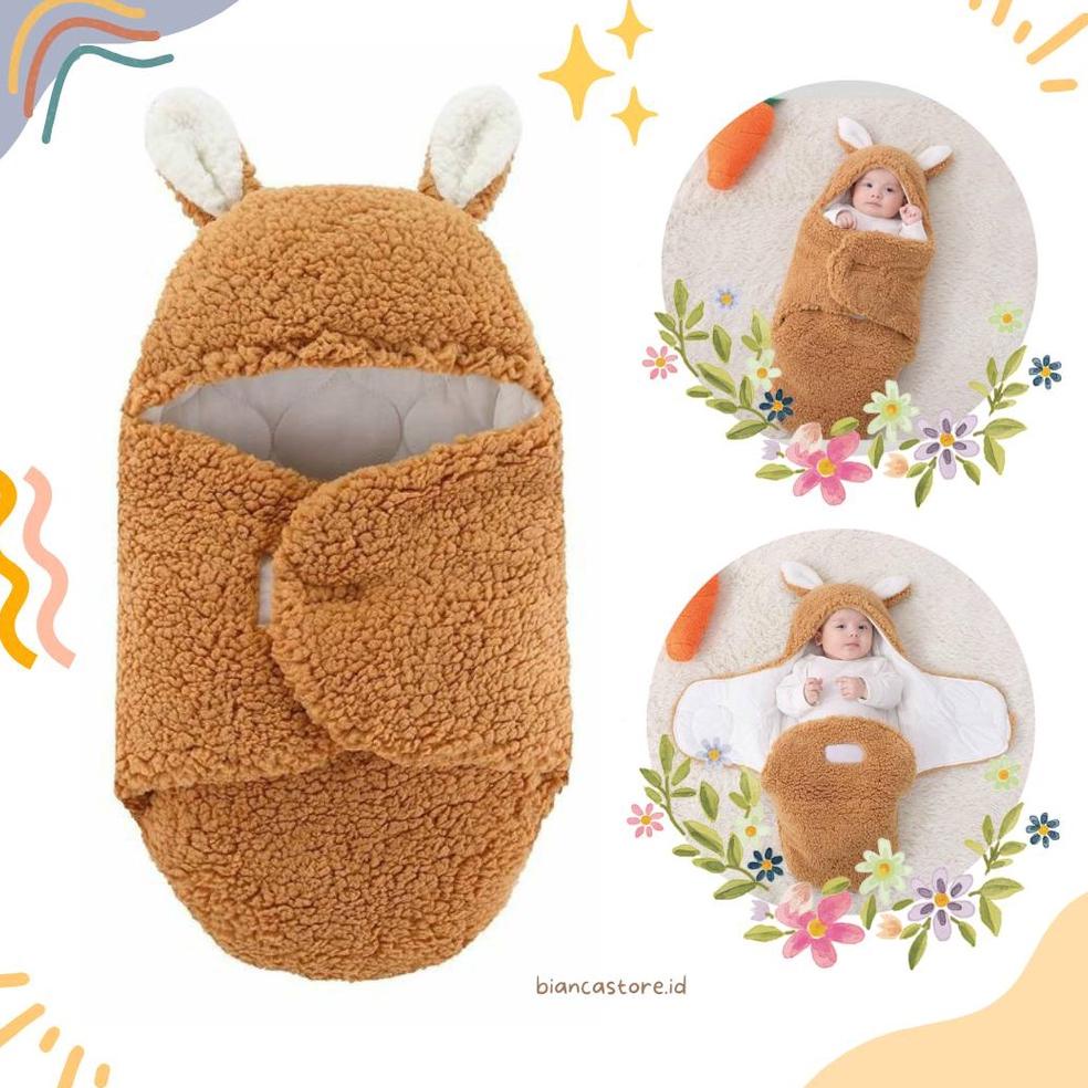 HOT SALE selimut bayi karakter instan selimut bayi newborn bedong bayi instan selimbut bayi tebal da