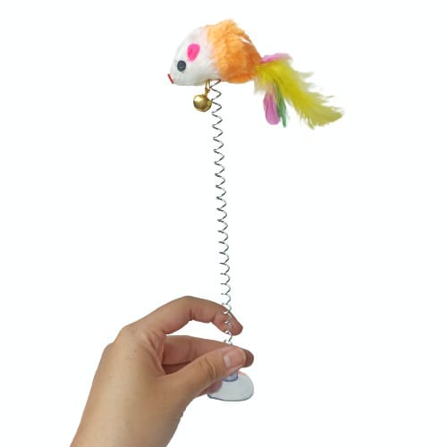 Tikus Goyang Tongkat Per Murah - Mainan Kucing &amp; Anjing