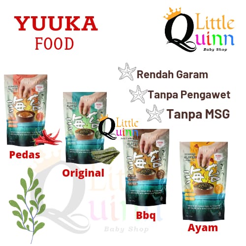 Yuuka Food Seaweed Flakes Abon Rumput Laut 50gr