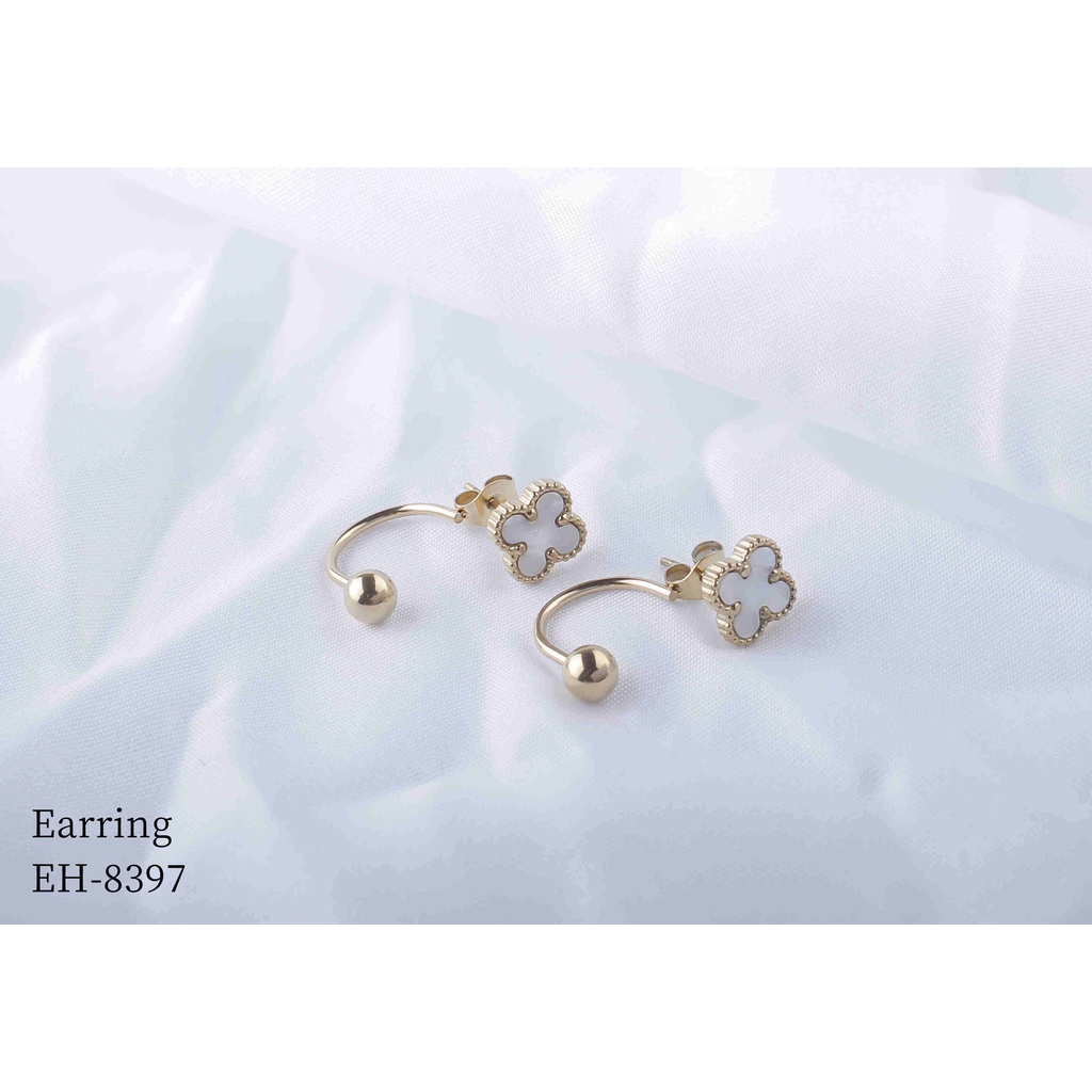 Anting Titanium Permata Warna Warni Perhiasan Wanita Jewelery 8397