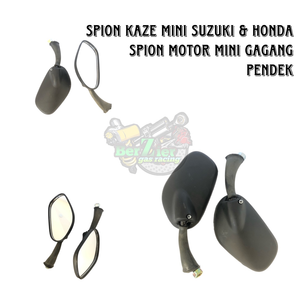 Spion Kaze Mini Suzuki & Honda spion motor mini gagang pendek