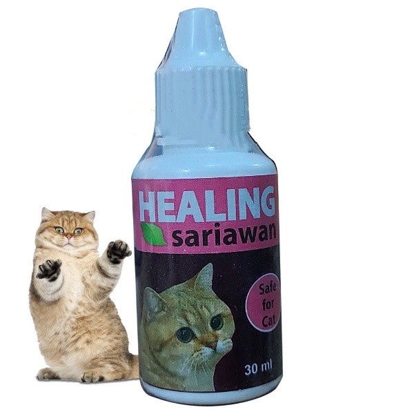 Healing Sariawan 30ml Kucing Atasi Bau Mulut Dan Liur Berlebih
