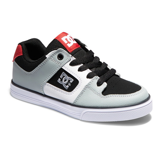 DC Shoes Vulcanized Shoe Pure Black/Grey/Grey