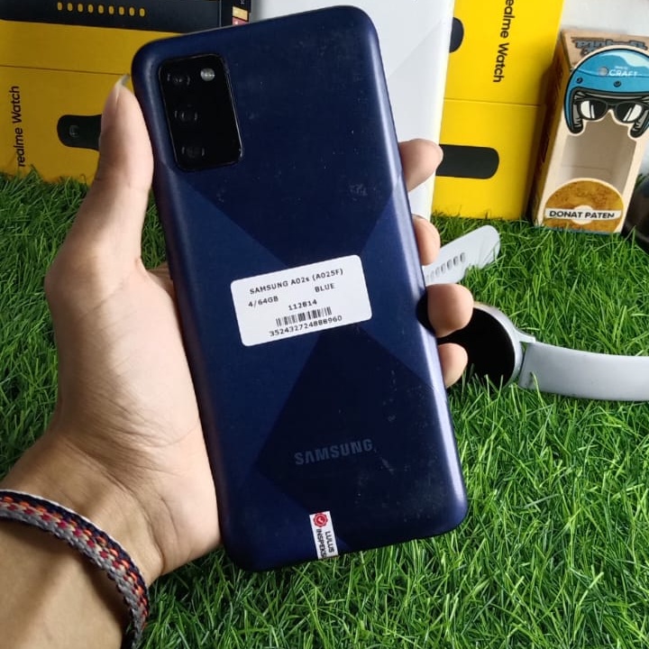 Samsung Galaxy A02s 4/64GB Second Mulus siap pakai