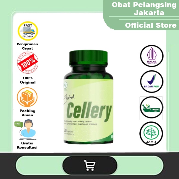 BISA COD | CELLERY Obat Darah Tinggi CELLERY Herbal CELLERY Obat Hipertensi