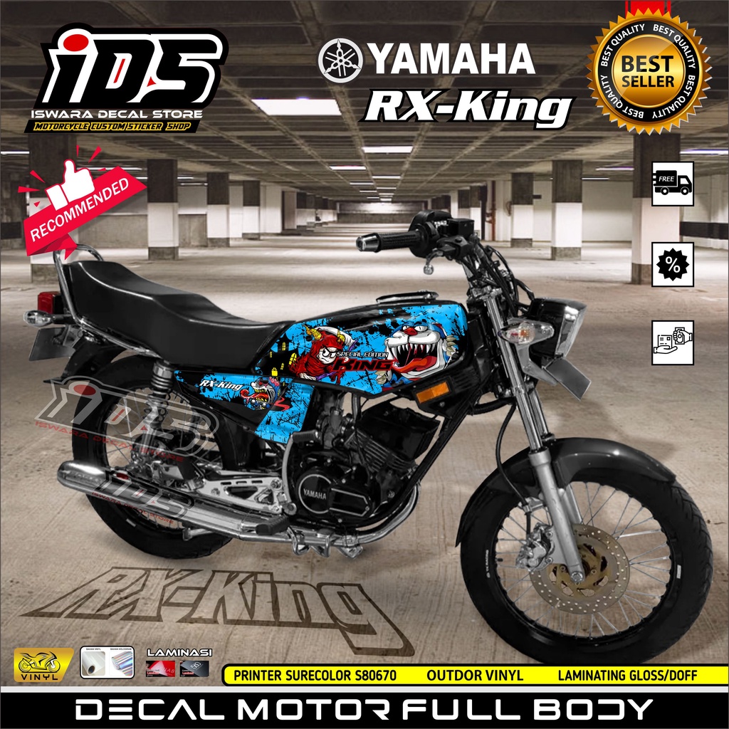Decal Rx King full body Stiker Variasi Rx King Striping Rx King Doraemon Zombie