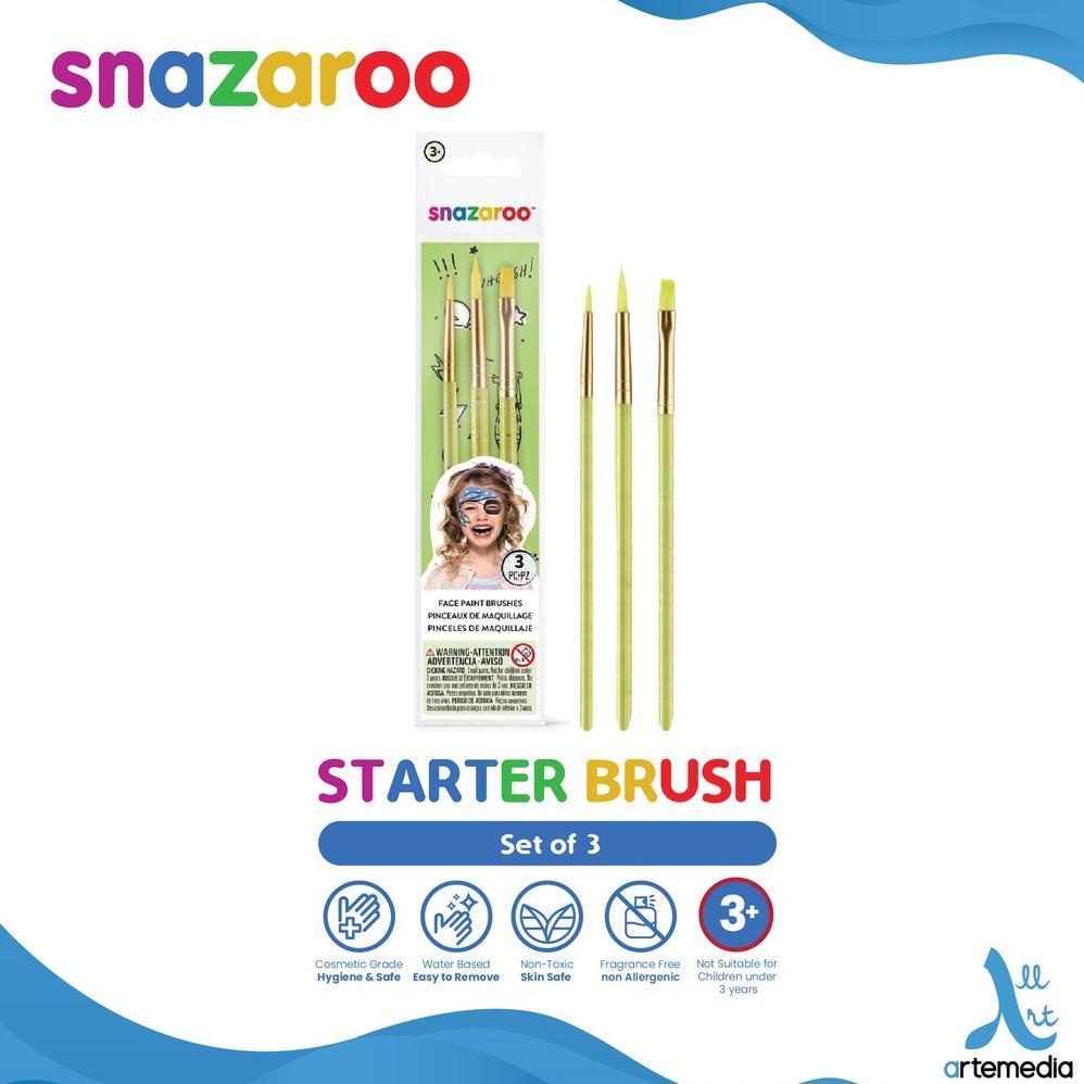 

Kuas Snazaroo Starter Brush Set 3