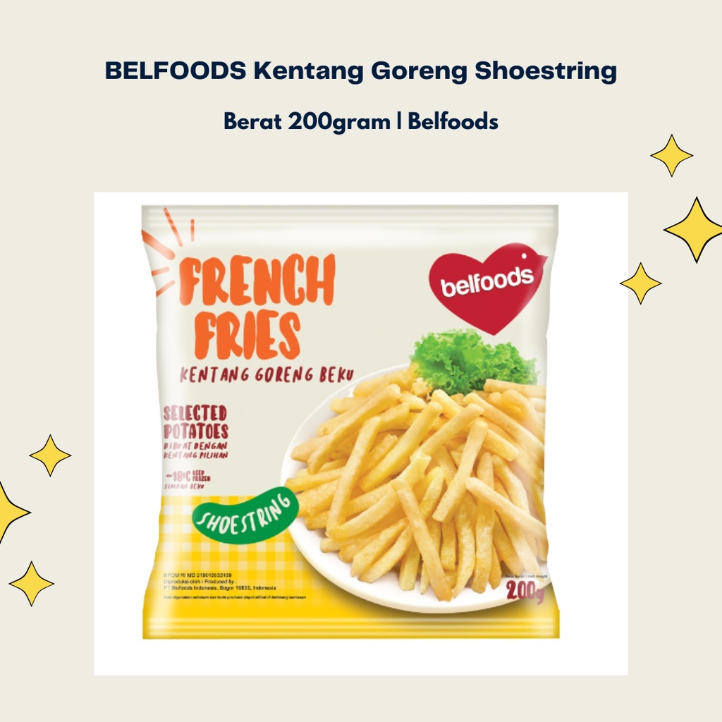 

BELFOODS KENTANG SHOESTRING 200GR