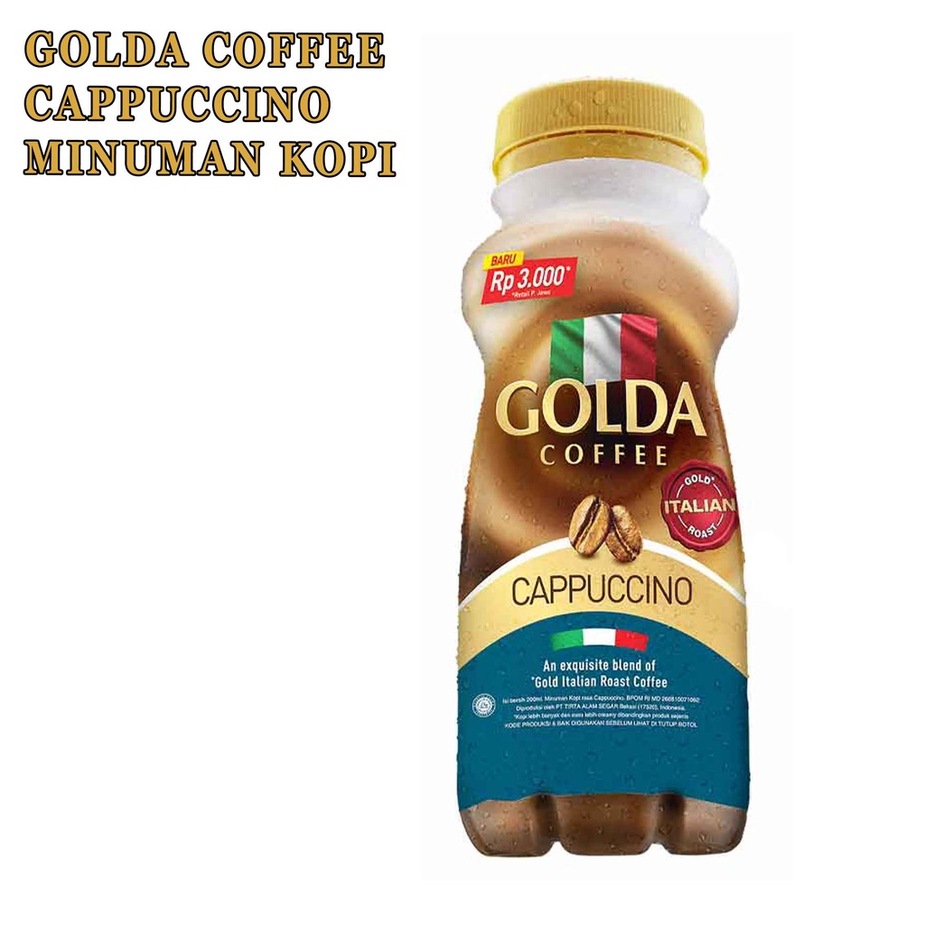 Coffee Capuccino* Golda Coffee* Minuman Kopi* 200ml