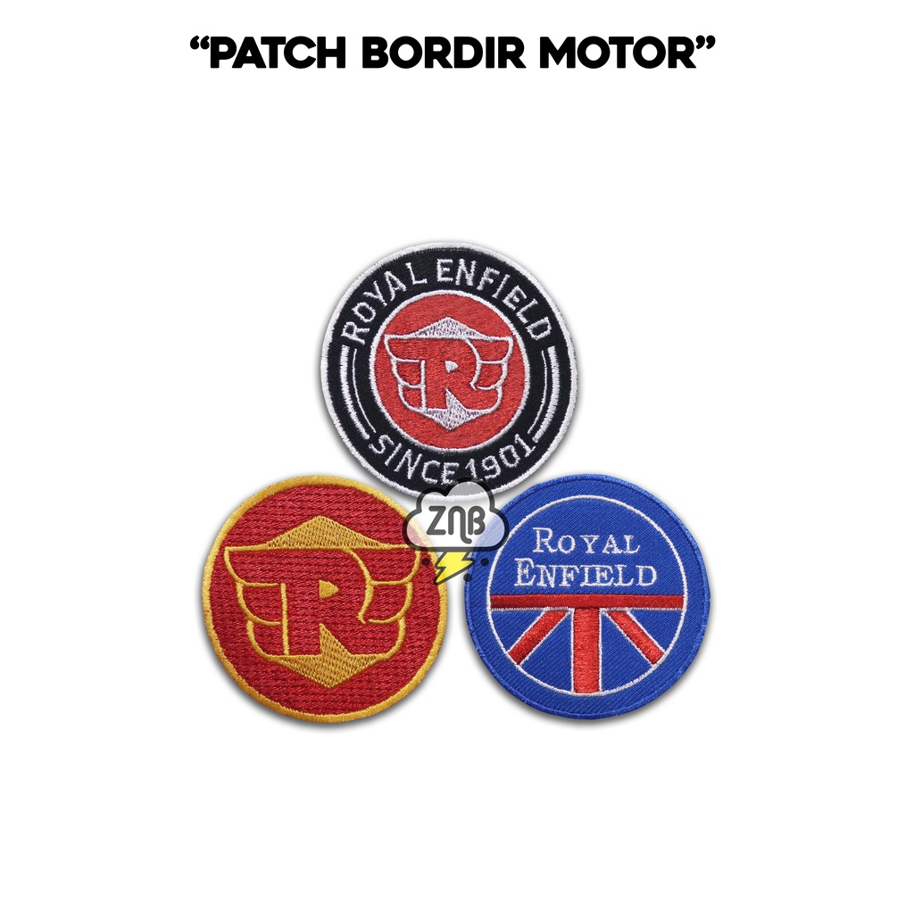 PATCH BORDIR MOTOR TEMPELAN JAHIT AKSESORIS FASHION