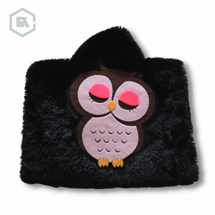 Tas Laptop OWL Bulu  Type 2 10-17 Inch Softcase Bag Animasi Karakter Netbook Notebook Burung Hantu
