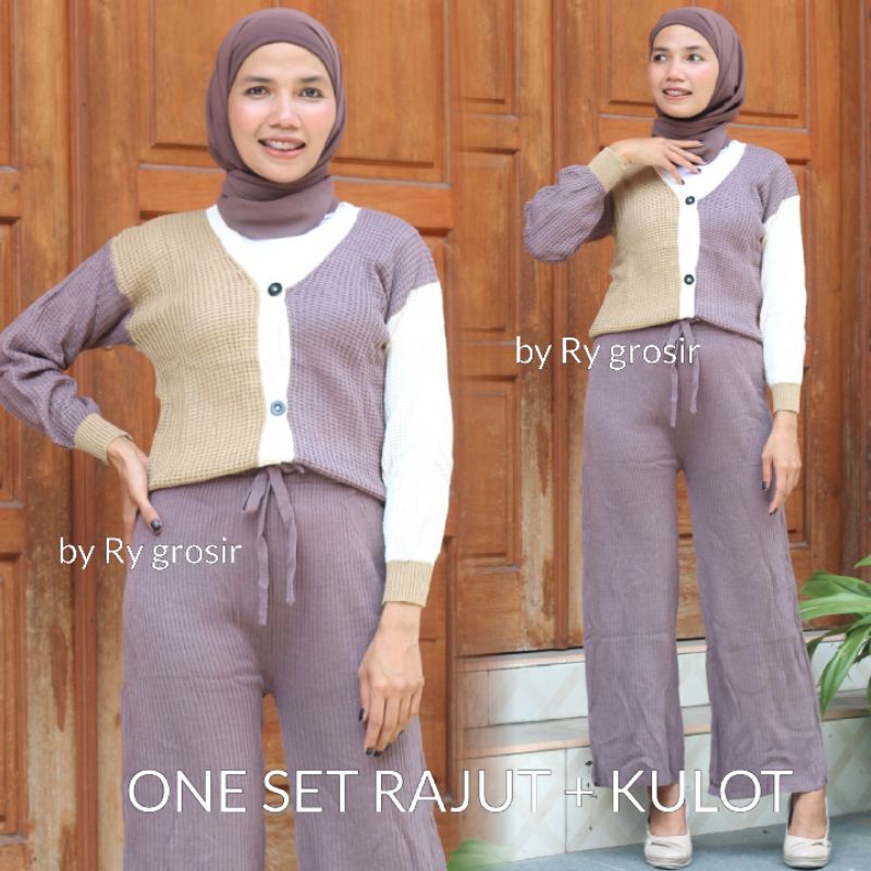 SETELAN DV BLOUSE + KULOT