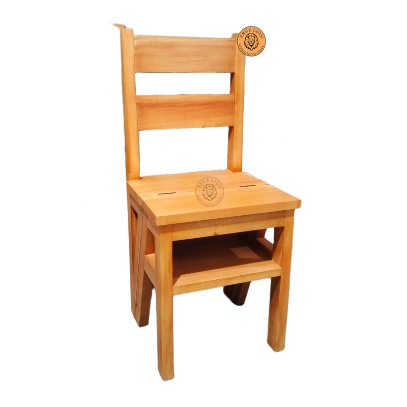 KURSI TANGGA LIPAT KAYU/KURSI LIPAT MINIMALIS/KURSI TANGGA KAYU