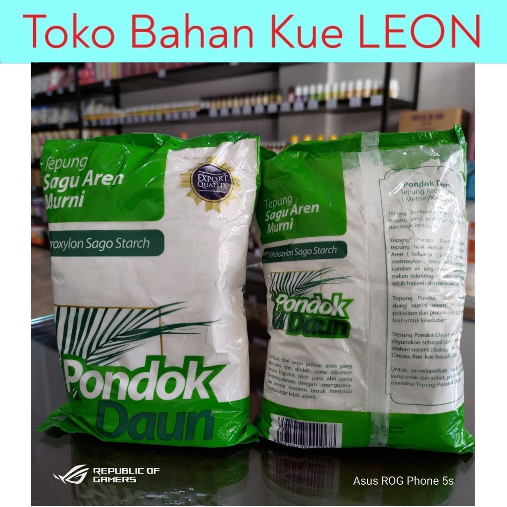 Pondok Daun Tepung Sagu Aren Murni 500 GR