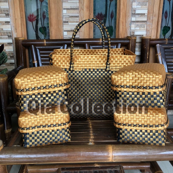 Tas set keben 4 harga promo/ set keben bali / canang sari / tas plastik murah