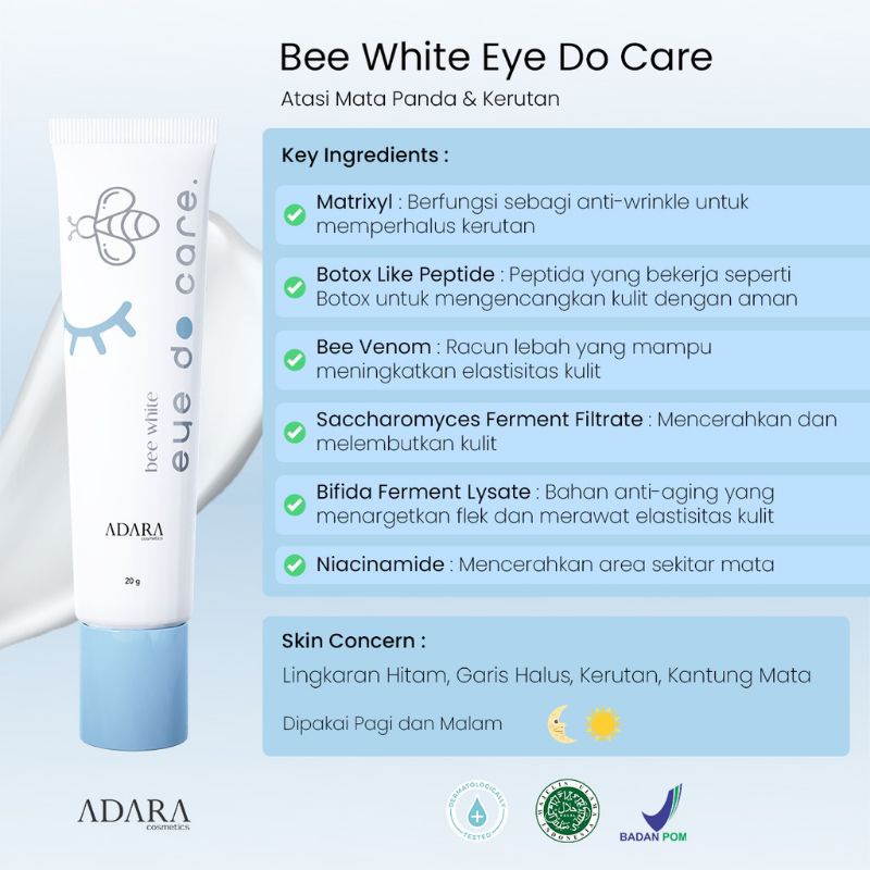 ADARA Bee White Eye Do Care 20 g