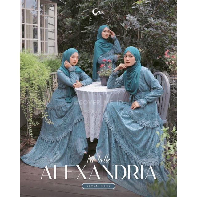 La Belle Alexandria Dress IED hari raya lebaran dewasa ori by cover me Dress brukat premium gamis mu