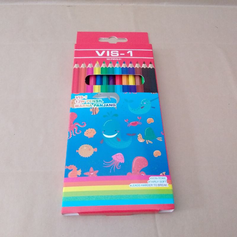 

Pensil Warna 12W panjang VIS-1