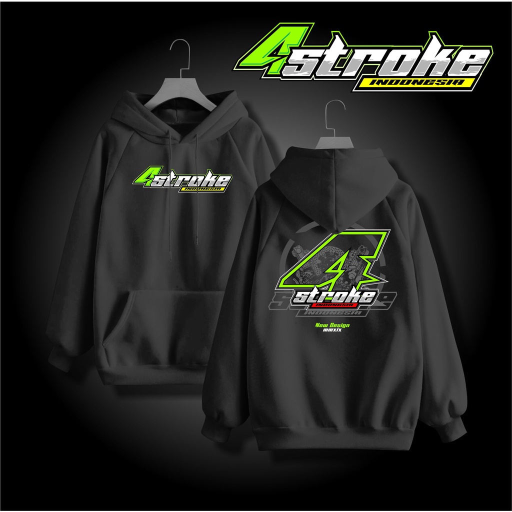 hoodie 4 Stroke Indonesia jaket hoodie Racing Otomotif CB GL Motor Herex indonesia