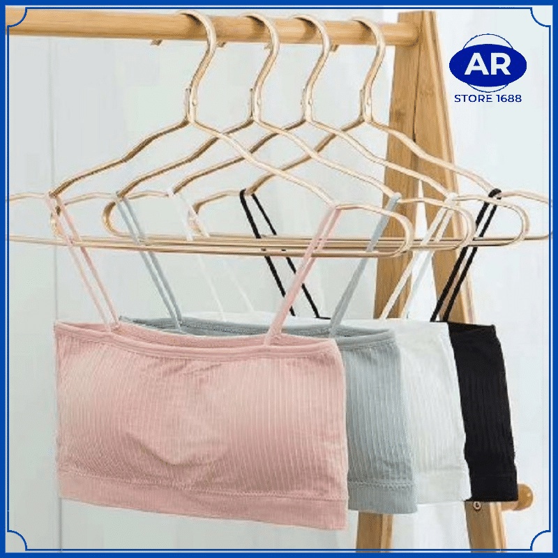 Sport Bra Kemben Tali Kecil Dalaman Wanita Korea Import BH Gym Zumba Tanpa Kawat Tanktop Spaghetti