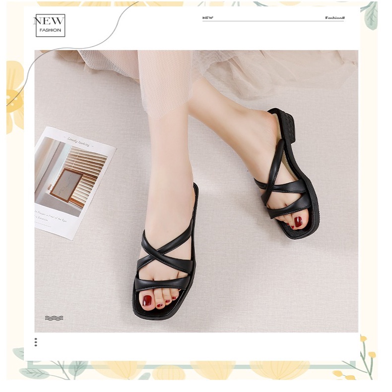 Sandal Wanita Wedges Jelly | Sendal Wedges Tali Hak 2in1 Calatrava | 713-CL6