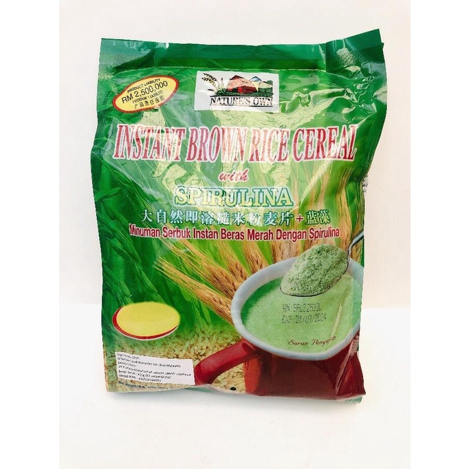 

Nature's Own Minuman Serbuk Instan Beras Merah dengan Spirulina 420g