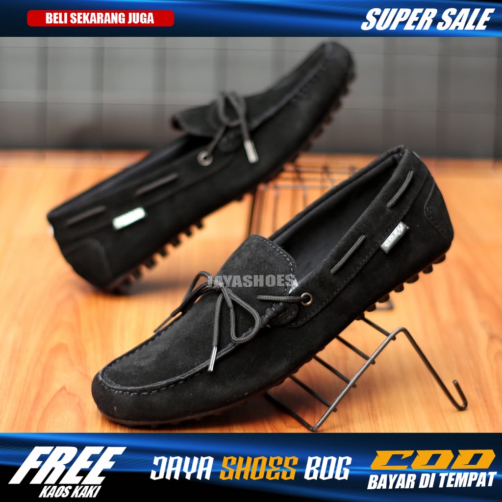 GUMI|Sepatu Kasual Slip On Pria Slop Mocasin Santai Casual Tali Cowok Murah Keren Ringan