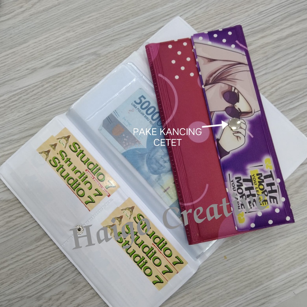 DOMPET DISIPLIN WANITA HIJABERS - PENUTUP PAKE KANCING CETET