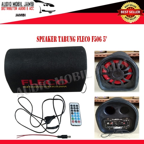 SPEAKER TABUNG MERK FLECO F506 5 INCH 5" SPEAKER AKTIF