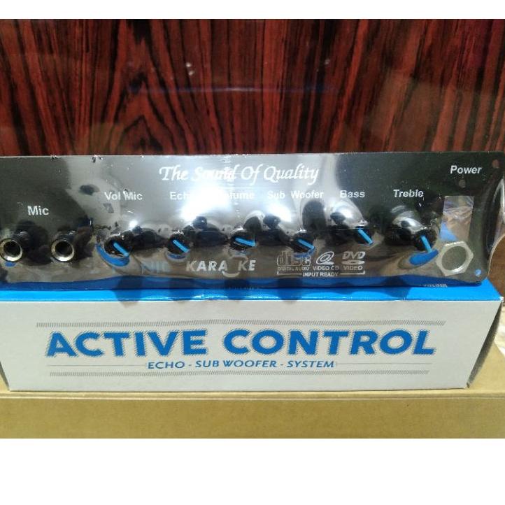 ♛ Tone control subwoofer echo mic speaker aktif type 226 active control speaker ➫