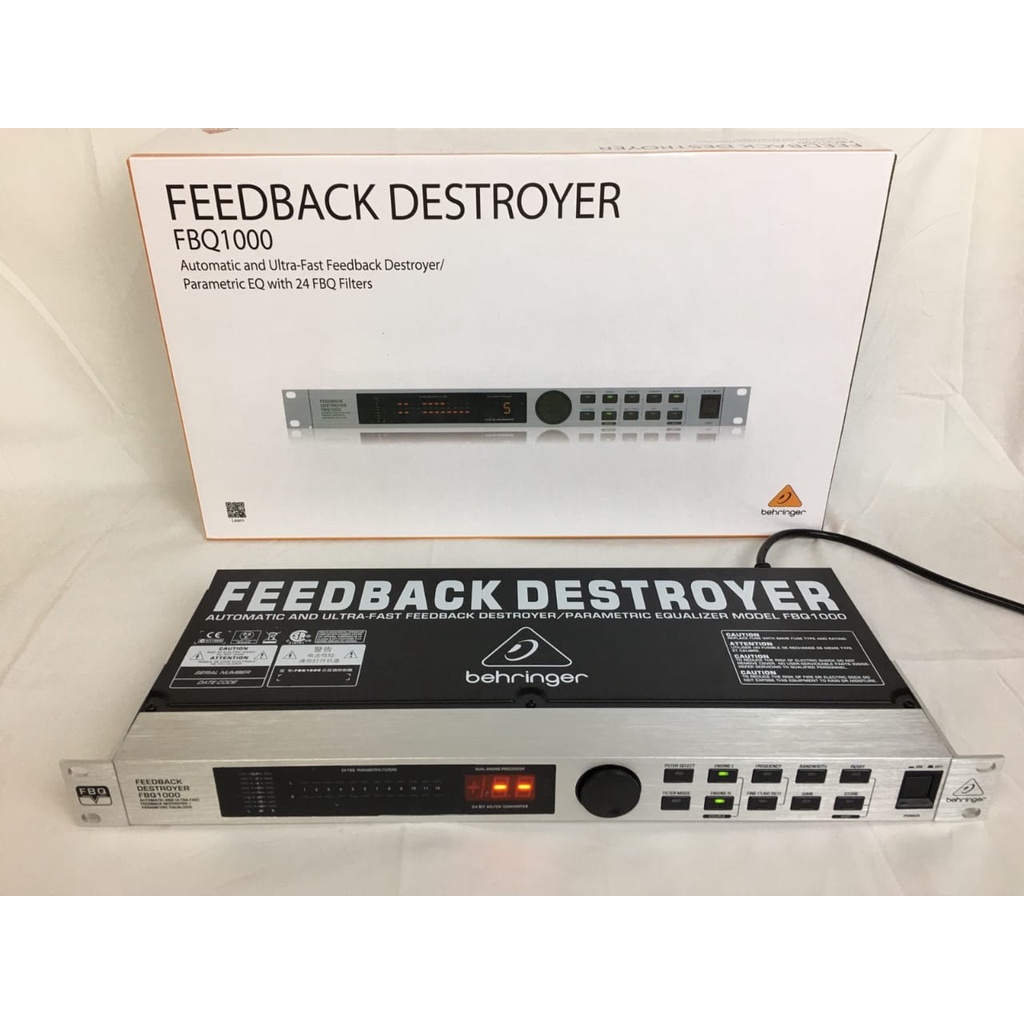 Feedback Destroyer Behringer FBQ1000 / FBQ 1000 ANTI FEEDBACK