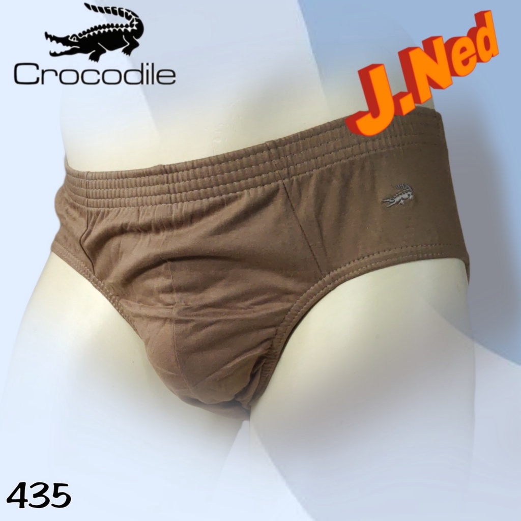 J435T CELANA DALAM PRIA SEGITIGA CROCODILE HARGA PER 3 PCS SIZE M - XXXL