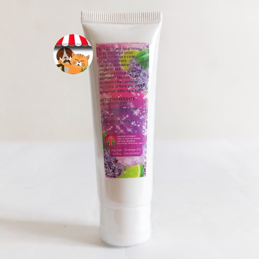 Fungizol Lotion Anti Fungal - Salep Jamur Kucing Lotion Cat Ringworm