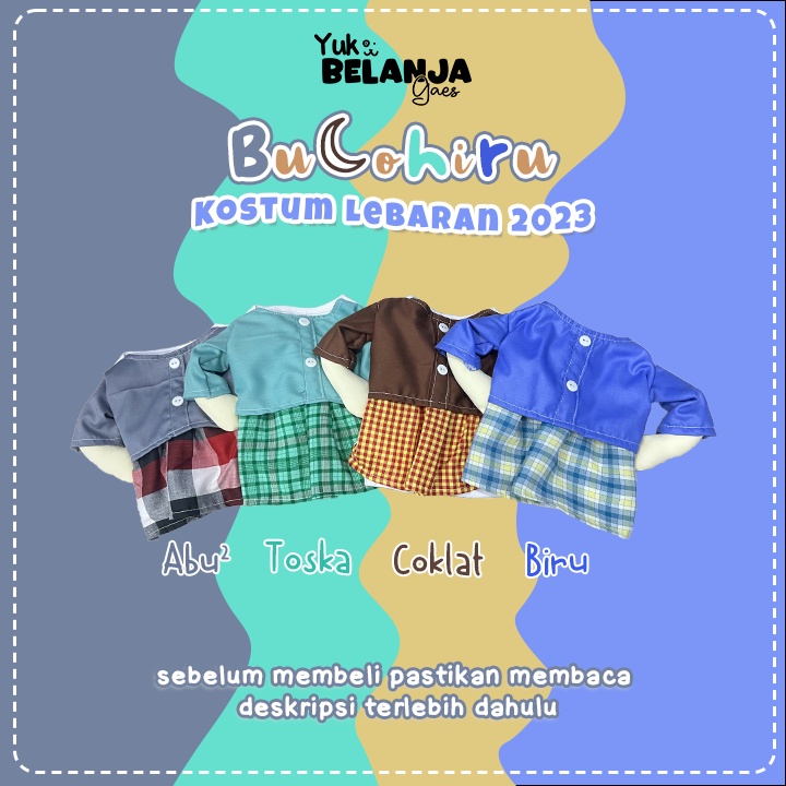 Baju Kucing Bahan Katun Kostum Baju Koko Lebaran Bucohiru Series Terlucu Baju Kucing anjing kelinci Lucu murah / Kostum Koko Kucing Lebaran Size S-XL / Yuk Belanja Gaes!