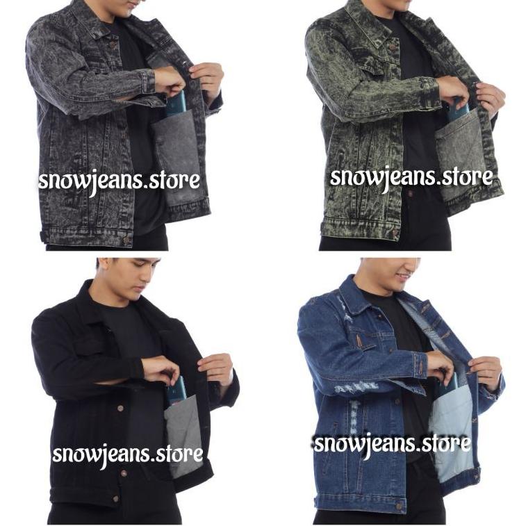 TERLARIS jaket jeans pria jaket jeans denim pria jaket jeans snowblack jaket jeans sobek sobek jaket