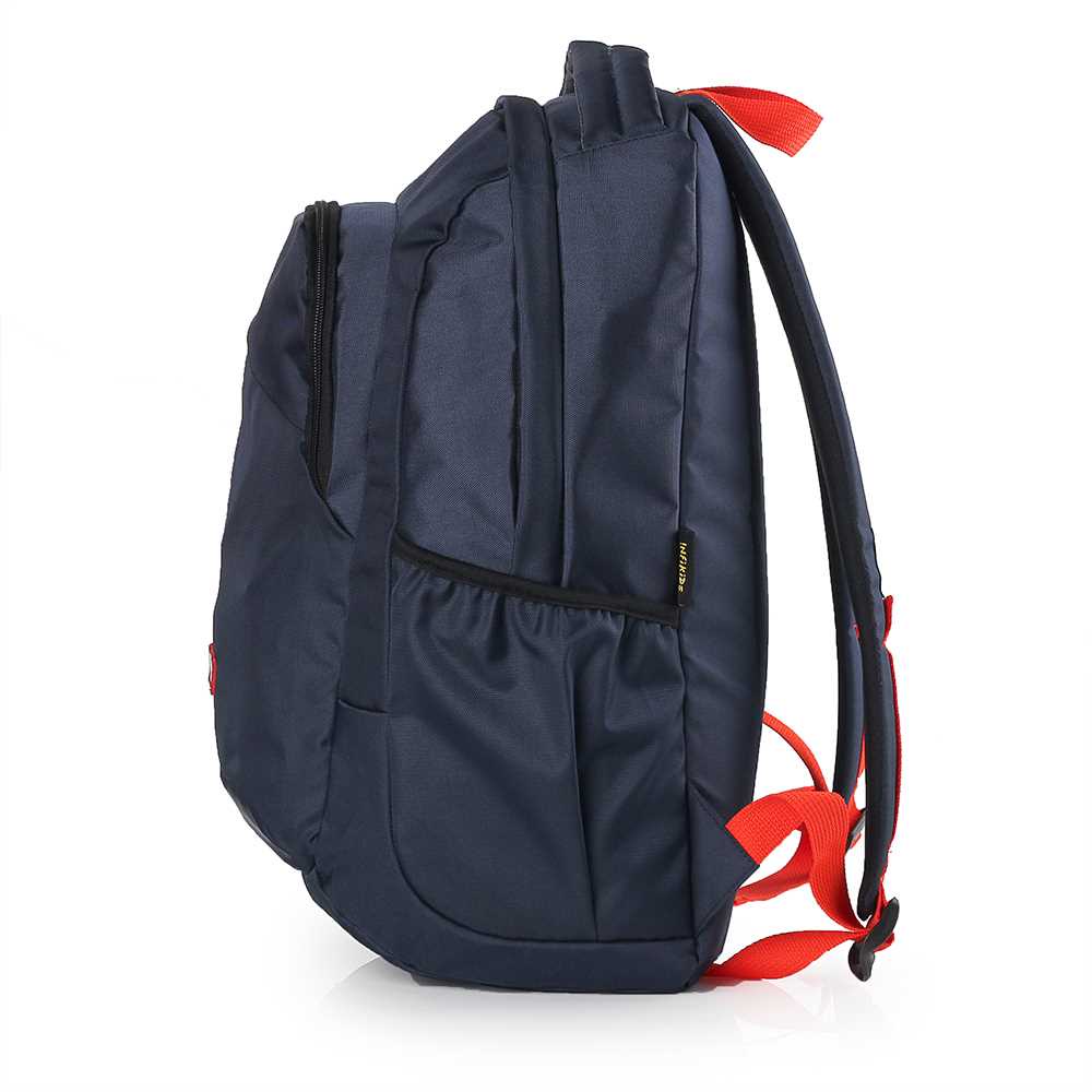 Tas Ransel Anak Infikids Original Backpack Premium Warna Navy Bahan Cordura