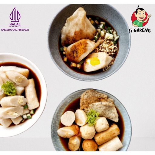 

Makanan Frozen Food Pempek Si Gareng Campur isi 20 Pcs