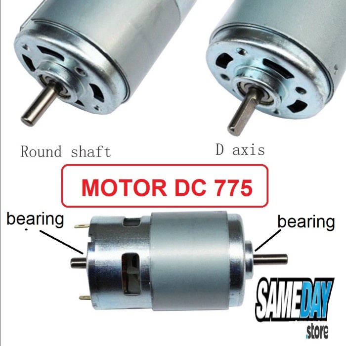 DINAMO DC 12V 150W 13000 - 15000RPM MOTOR 775 HIGH SPEED LARGE TORQUE