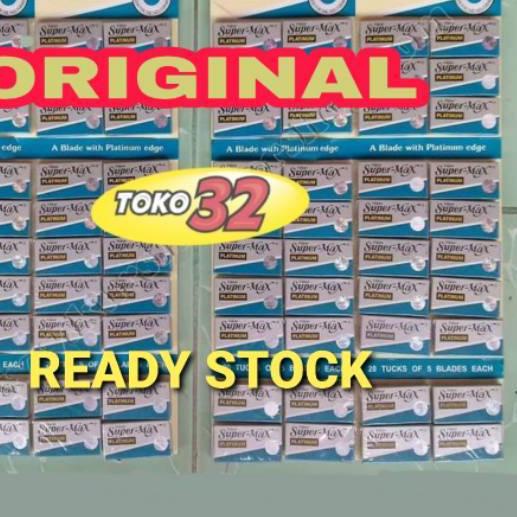 ♪ Silet Cukur Supermax Platinum Original Barber  Pangkas Rambut ➨