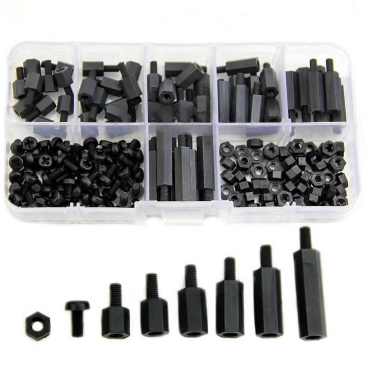 (BISA COD) FTIHSHP XHHD Set Stand-off Spacer Kit Nylon M3 180 PCS - M3